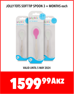 JOLLY TOTS SOFT TIP SPOON 3+ MONTHS EACH, 1599,99Akz