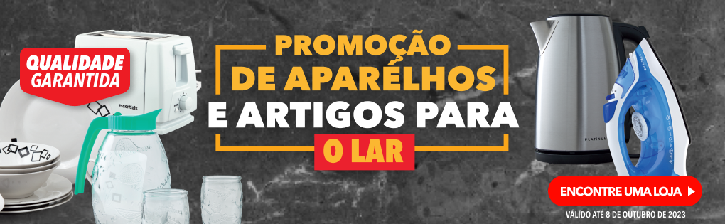 PROMOÇÃO DE APARELHOS E ARTIGOS PARA O LAR