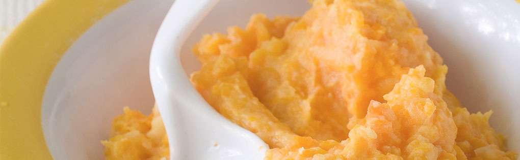 Puré De Batata Doce, Cenoura E Brócolos Puré De Batata Doce, Cenoura E Brócolos