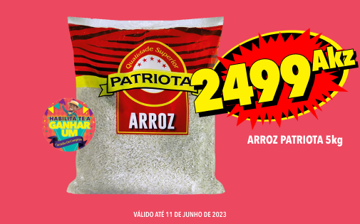 ARROZ PATRIOTA 5kg, 2499Akz