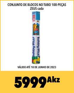 CONJUNTO DE BLOCOS NO TUBO 100-PEÇAS ZEUS cada, 5999Akz