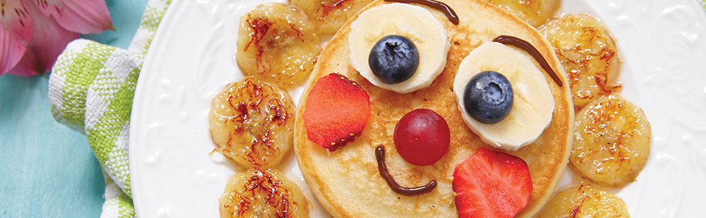 PANQUECAS DE BANANA BEBÉ PANQUECAS DE BANANA BEBÉ