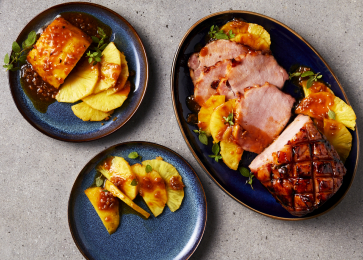 Pernil De Abacaxi Com Cobertura De Laranja