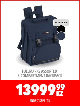 FUllMARKS ASSORTED  5-COMPARTMENT BACKPACK