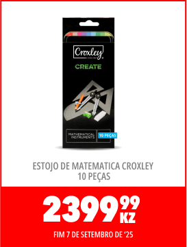 ESTOJO DE MATEMATICA CROXLEY  10 PEÇAS