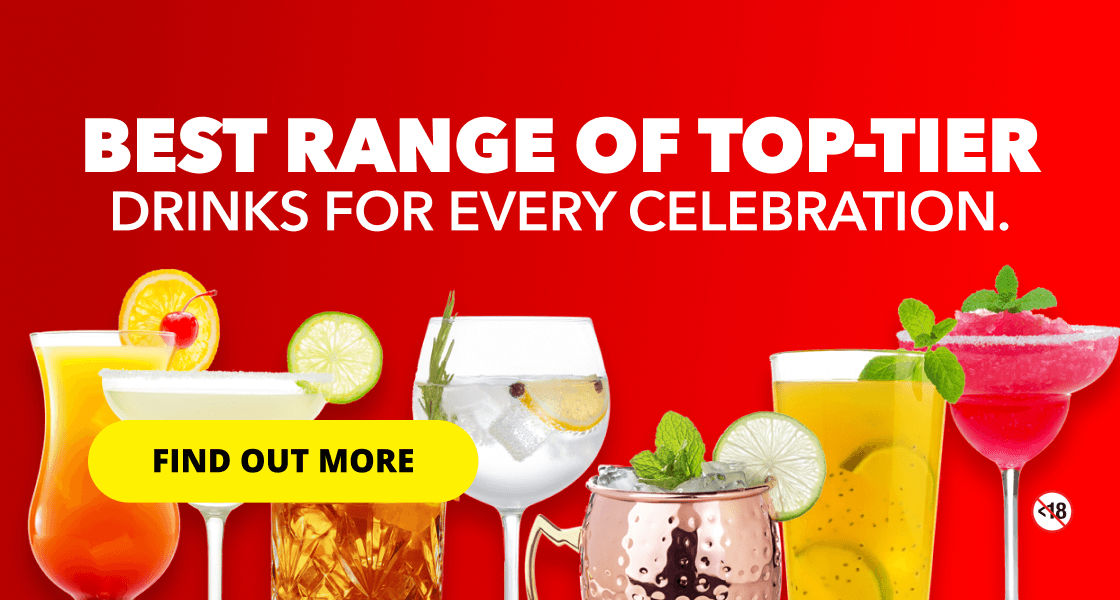 MELHOR VARIEDADE DE BEBIDAS DE PRIMEIRA LINHA PARA CADA CELEBRAÇÃO