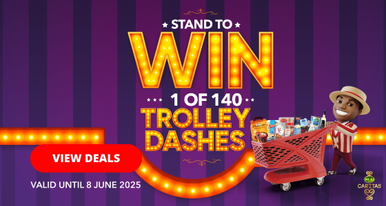 Win 1 of 140 trolley dashes