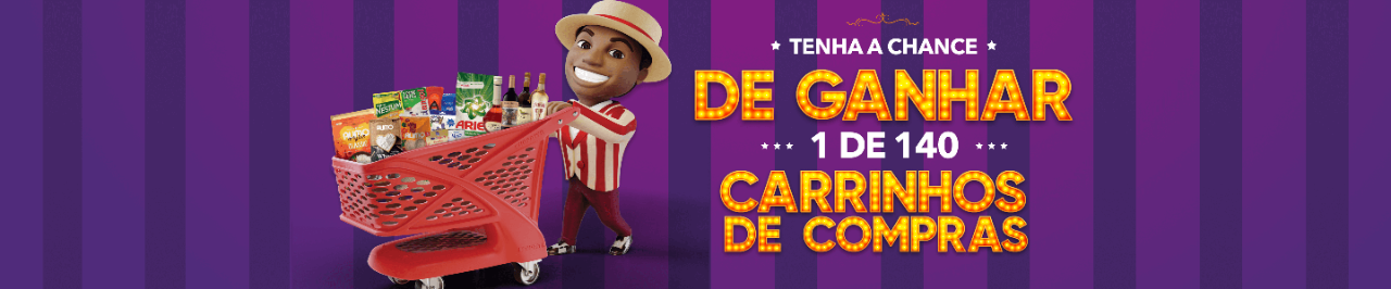 Prepare-se para comprar e ganhar com a Shoprite! Ganhe uma das 140 corridas de carrinhos. Basta comprar 3 ou mais produtos aderentes para participar. Receba um código único no seu comprovativo de caixa, envie o código para a nossa linha WhatsApp para saber se é um vencedor.