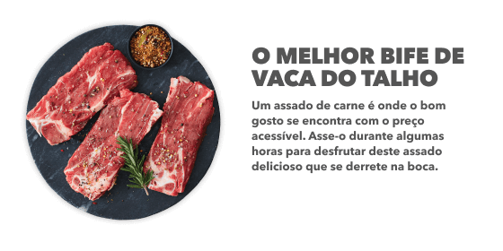 O MELHOR BIFE DE VACA DO TALHO