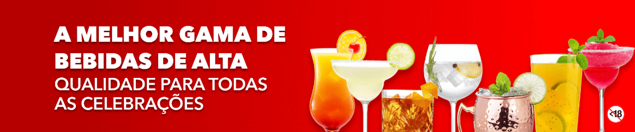 A MELHOR GAMA DE BEBIDAS DE ALTA QUALIDADE PARA TODAS AS CELEBRAÇÕES