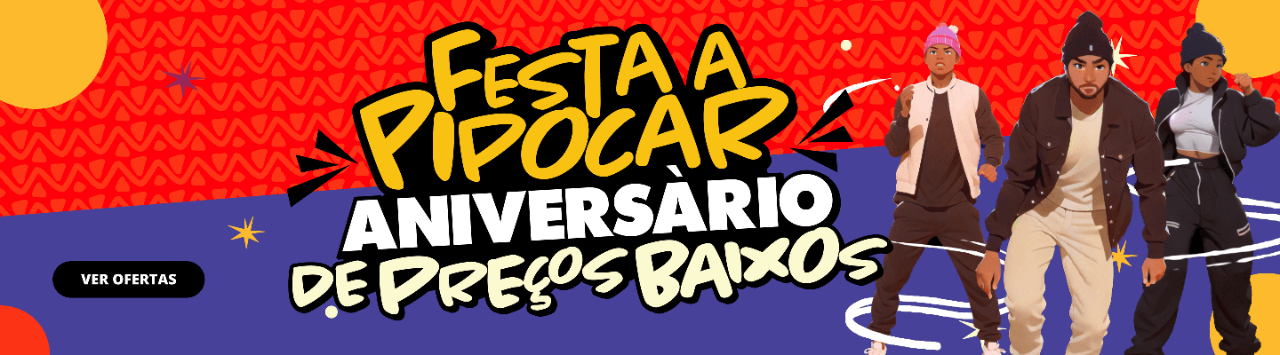 A festa vai começar! Aniversário é sinónimo de promoções bombásticas e preços baixos em tudo o que adora. Ofertas válidas até 7 de Setembro de 2025. Saiba mais