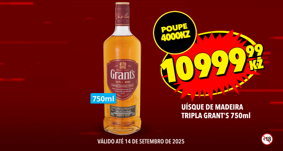 GRANT'S TRIPLE WOOD BLENDED WHISKY 750ml, 10999,99KZ