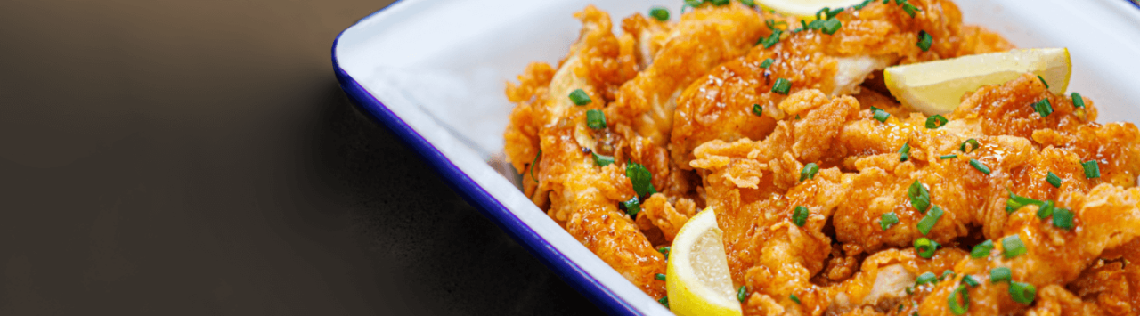 Tiras de Frango com Suco de Laranja