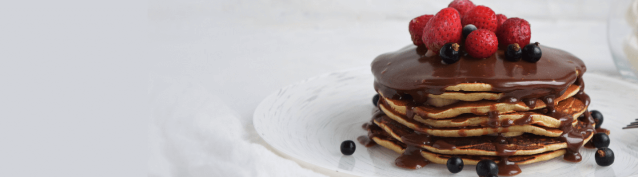 Enjoy the warm, chocolatey goodness of freshly made Chocolate Chip Pancakes. Perfect for a sweet breakfast or indulgent treat any time of day!